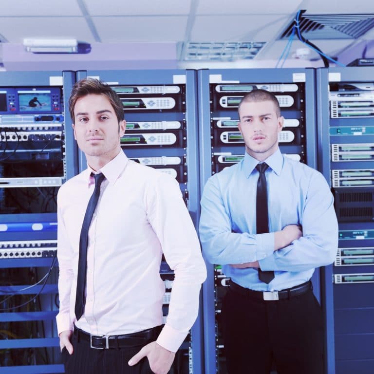 it enineers in network server room